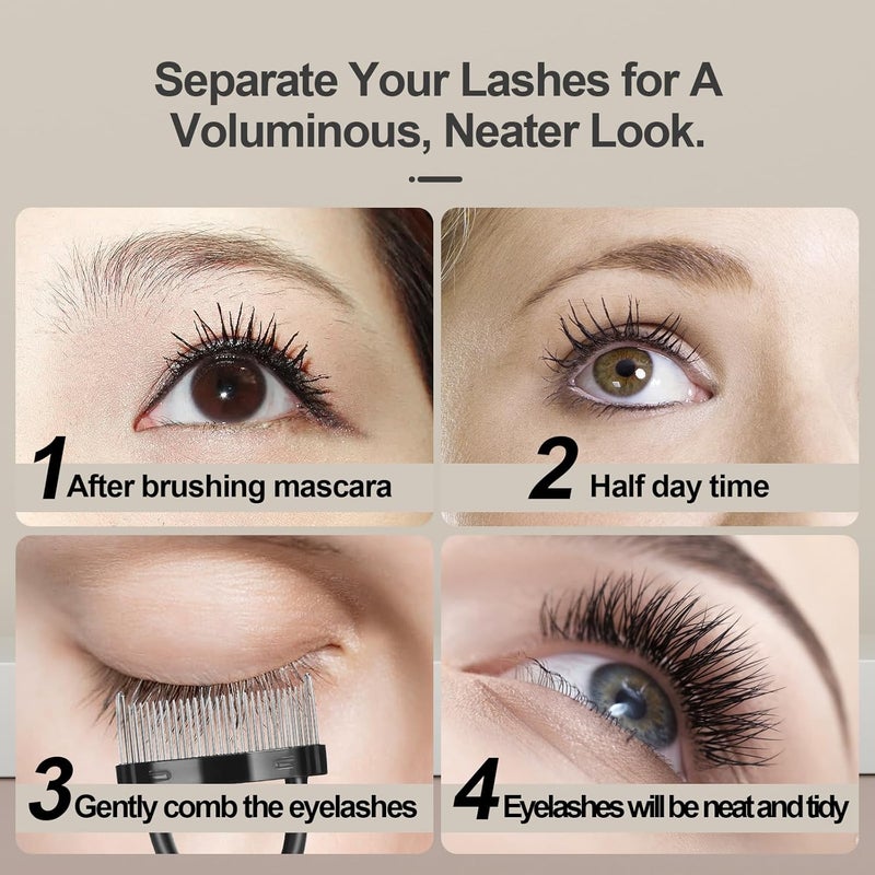 SWEET VIEW Eyelash Comb Lash Separator Brush Mascara Clump Remover Professional Eye Makeup Tools - Image 2